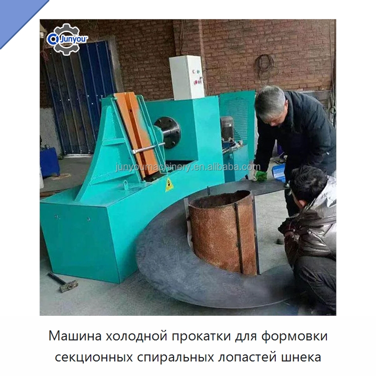 Машина холодной прокатки для формовки секционных спиральных лопастей шнека — Прокатные станы