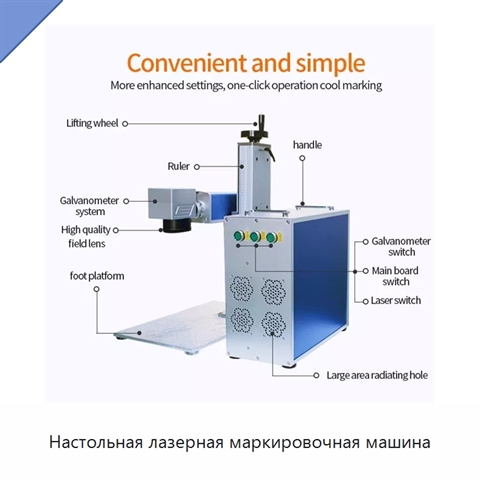 Настольная лазерная маркировочная машина