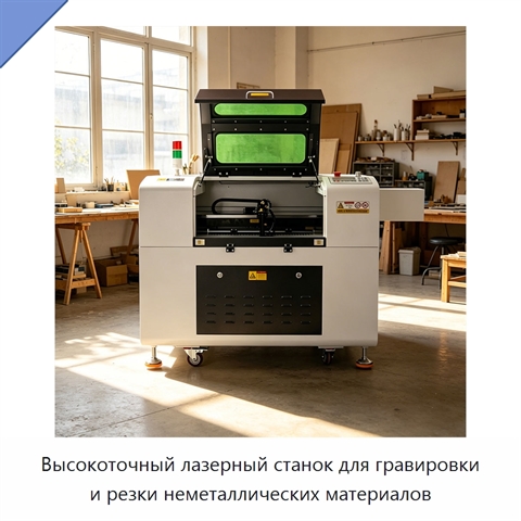 Высокоточный лазерный станок для гравировки и резки неметаллических материалов