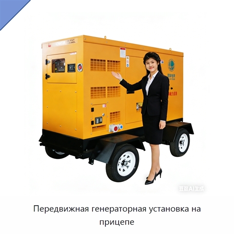 Передвижная генераторная установка на прицепе