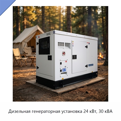 Дизельная генераторная установка 24 кВт, 30 кВА