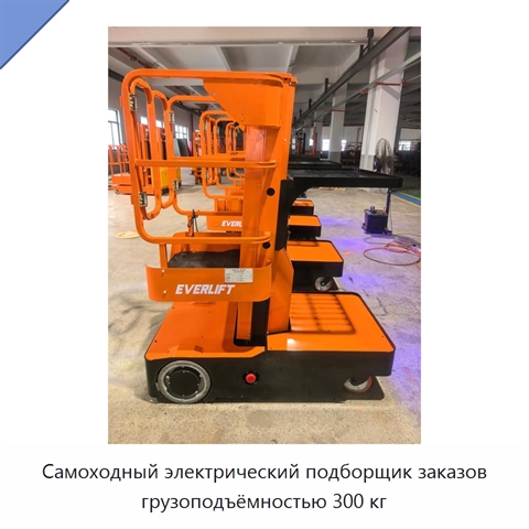 Самоходный электрический подборщик заказов грузоподъёмностью 300 кг