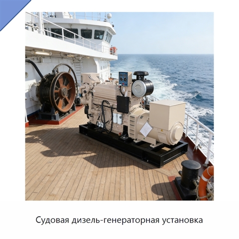 Судовая дизель-генераторная установка