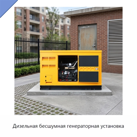 Дизельная бесшумная генераторная установка