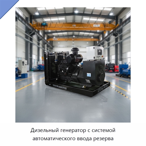 Дизельный генератор с системой автоматического ввода резерва