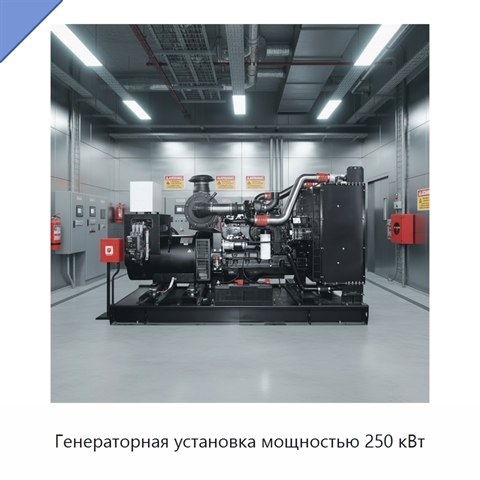 Генераторная установка мощностью 250 кВт
