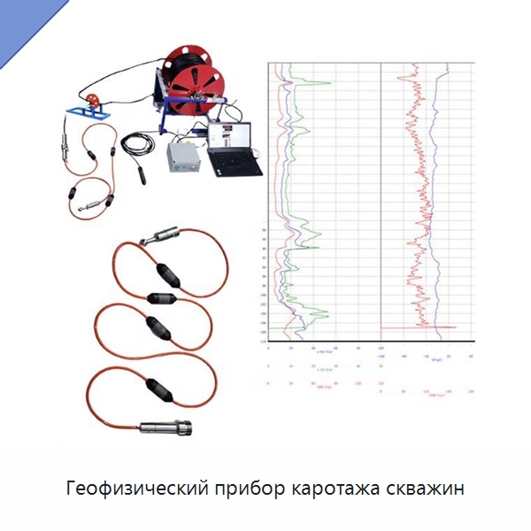 Геофизический прибор каротажа скважин — Испытательное оборудование