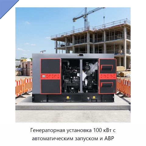 Генераторная установка 100 кВт с автоматическим запуском и АВР