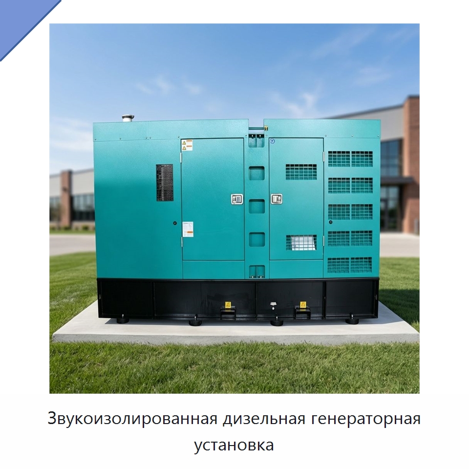 Звукоизолированная дизельная генераторная установка — Дизельные генераторы