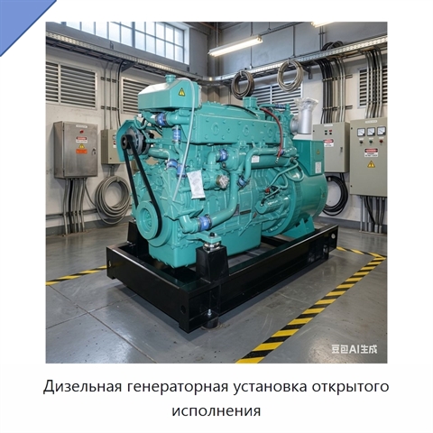 Дизельная генераторная установка открытого исполнения