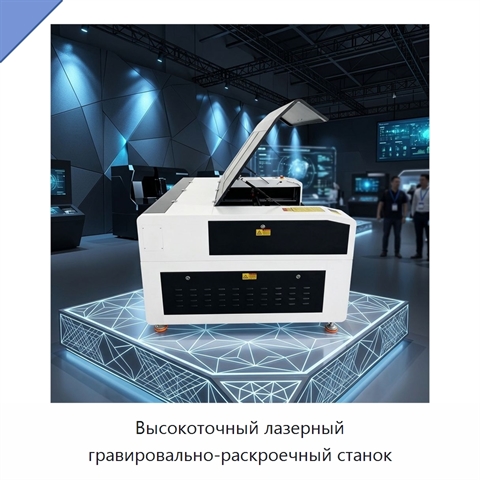 Высокоточный лазерный гравировально-раскроечный станок