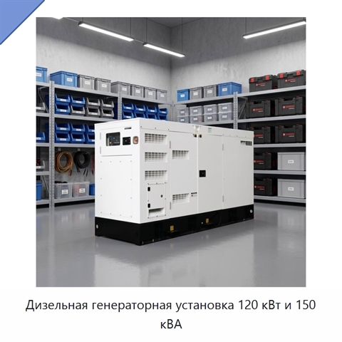 Дизельная генераторная установка 120 кВт и 150 кВА