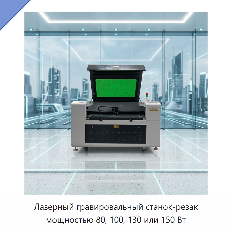 Лазерный гравировальный станок-резак мощностью 80, 100, 130 или 150 Вт — Лазерные гравировальные станки