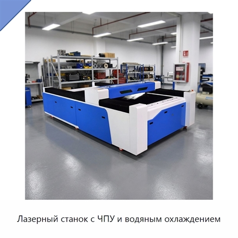 Лазерный станок с ЧПУ и водяным охлаждением