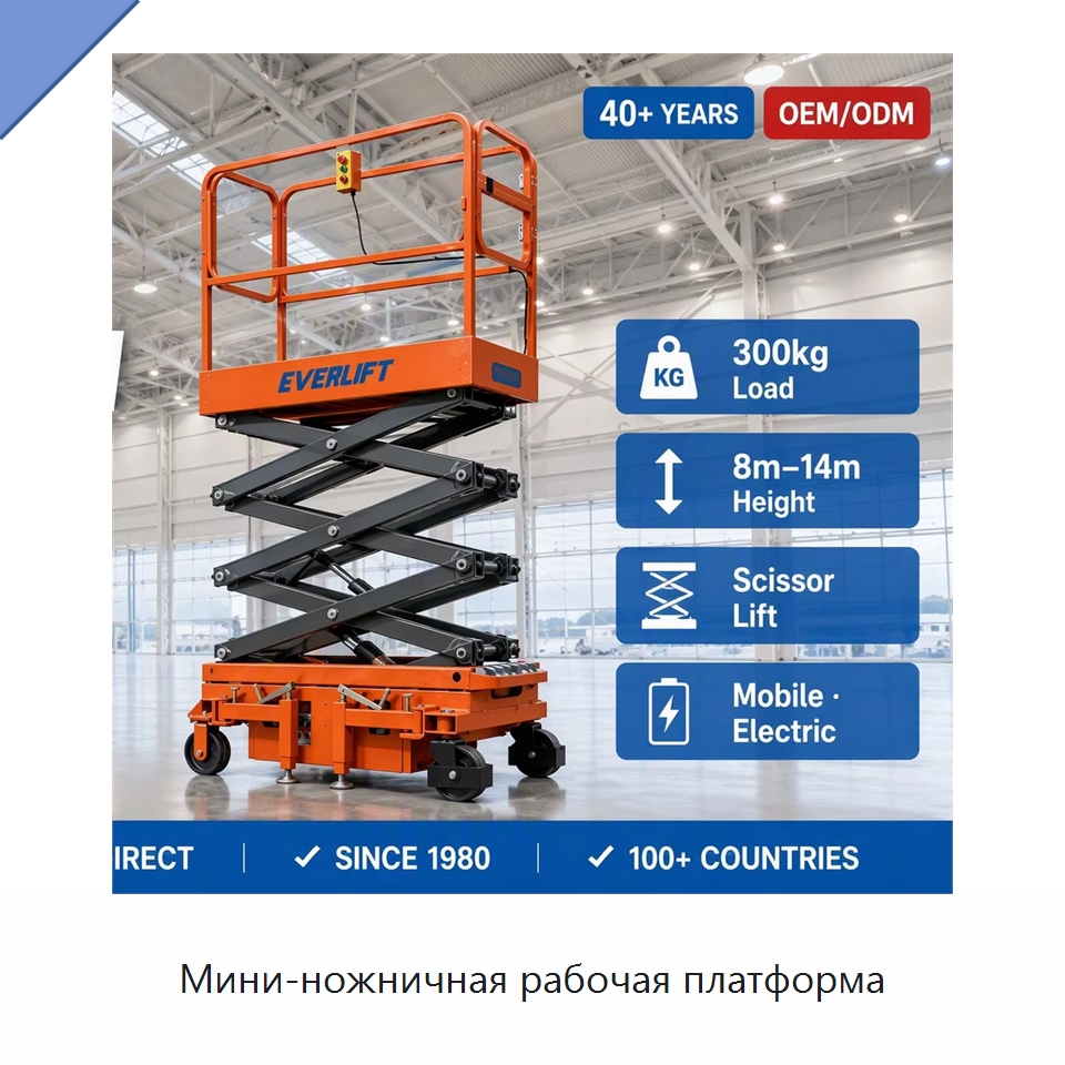 Мини-ножничная рабочая платформа — Подъемные столы