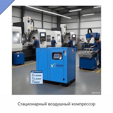 Стационарный воздушный компрессор