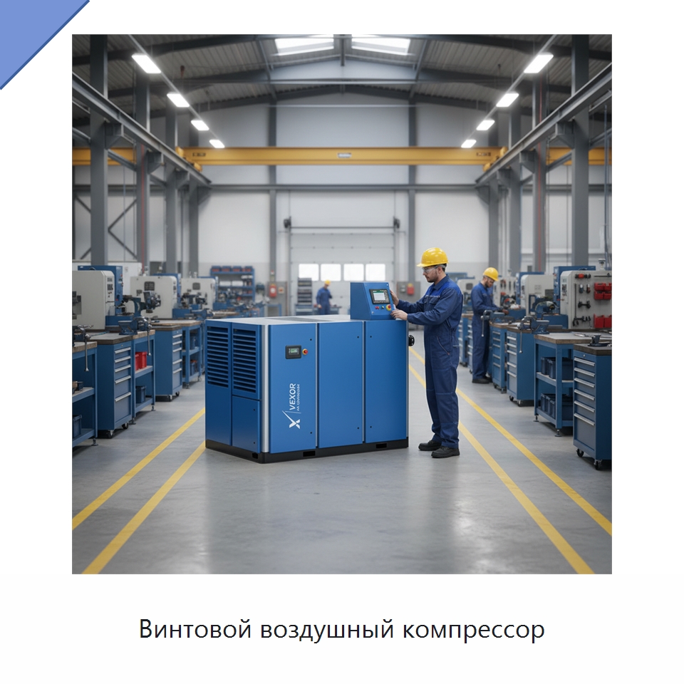 Винтовой воздушный компрессор — Промышленные компрессоры