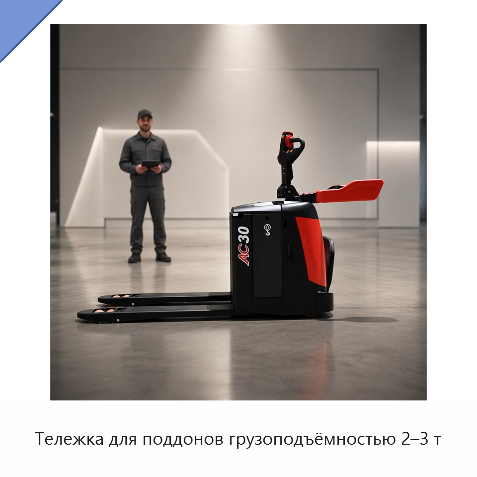 Тележка для поддонов грузоподъёмностью 2–3 т — Вилочные погрузчики