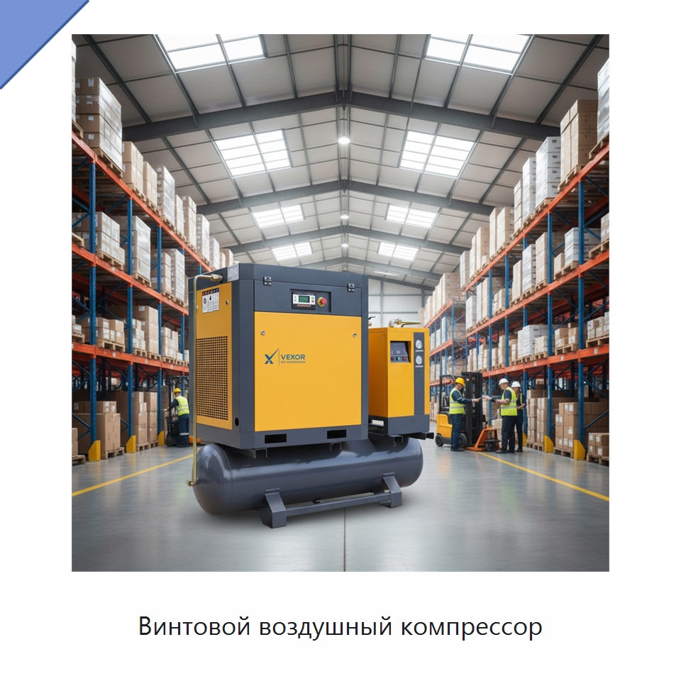 Винтовой воздушный компрессор — Промышленные компрессоры