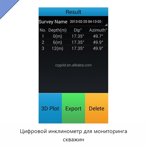 Цифровой инклинометр для мониторинга скважин