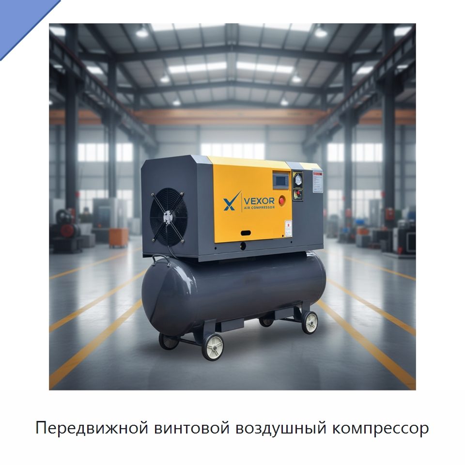 Передвижной винтовой воздушный компрессор — Промышленные компрессоры