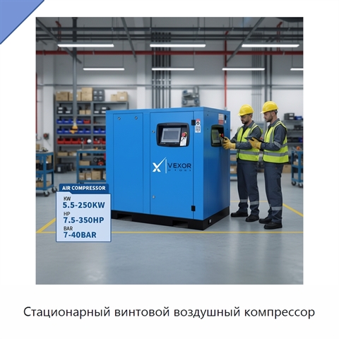 Стационарный винтовой воздушный компрессор