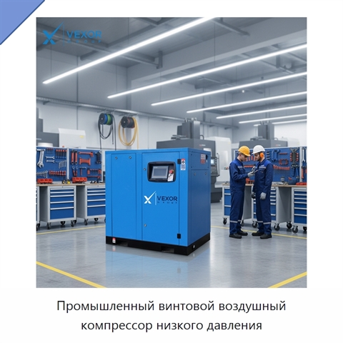 Промышленный винтовой воздушный компрессор низкого давления