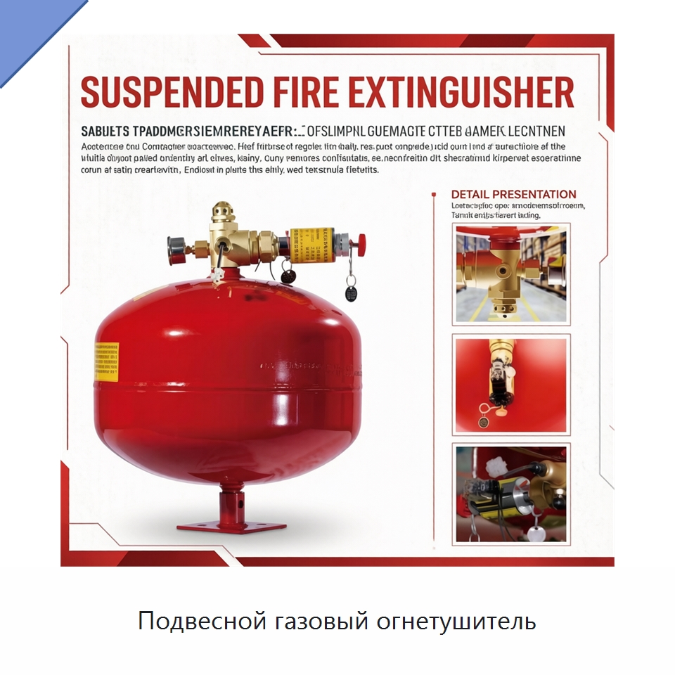 Подвесной газовый огнетушитель — Специальные средства безопасности и защиты