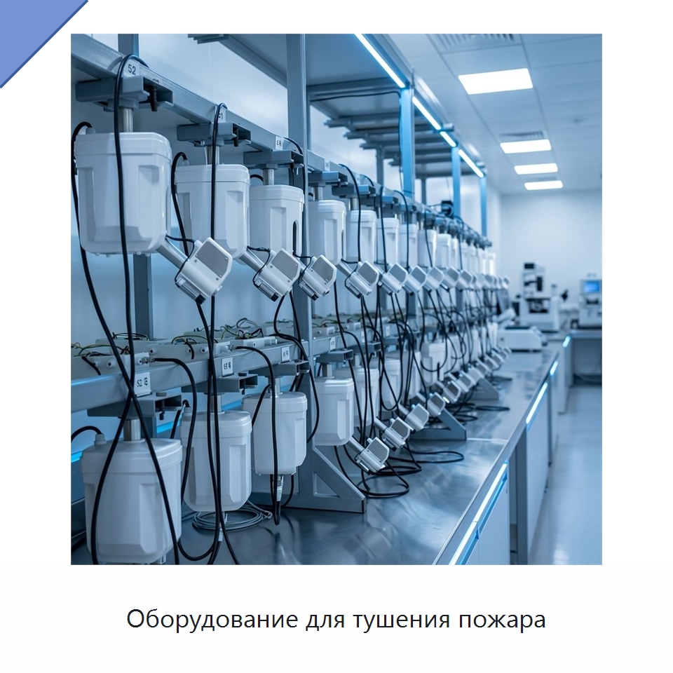 Оборудование для тушения пожара — Хранение образцов и криоконсервация