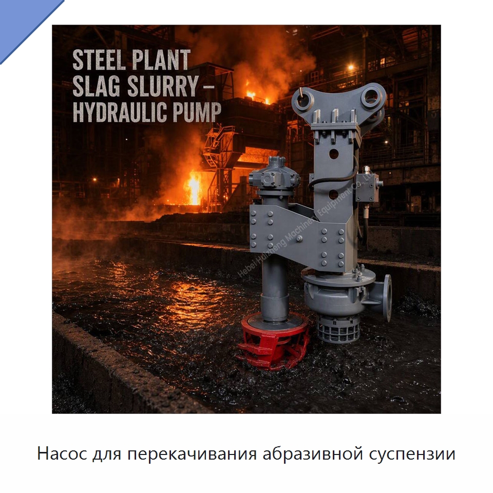 Насос для перекачивания абразивной суспензии
