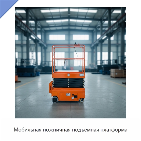 Мобильная ножничная подъёмная платформа