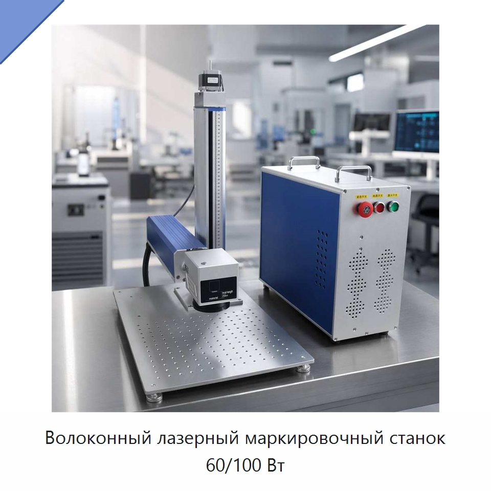 Волоконный лазерный маркировочный станок 60/100 Вт — Лазерные маркировочные станки