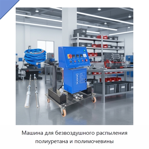 Машина для безвоздушного распыления полиуретана и полимочевины