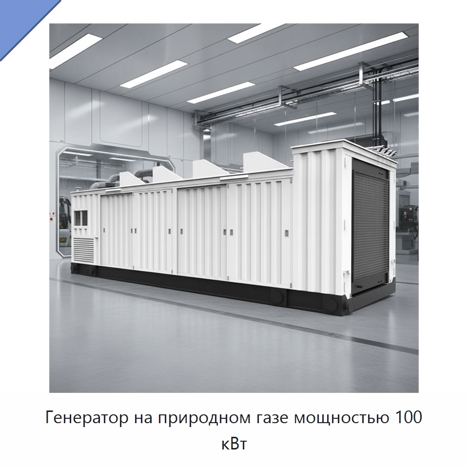 Генератор на природном газе мощностью 100 кВт — Газотурбинные генераторы