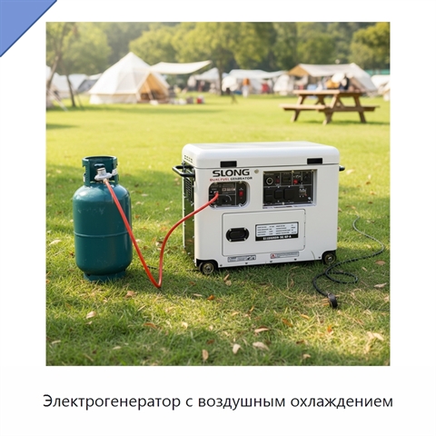Электрогенератор с воздушным охлаждением