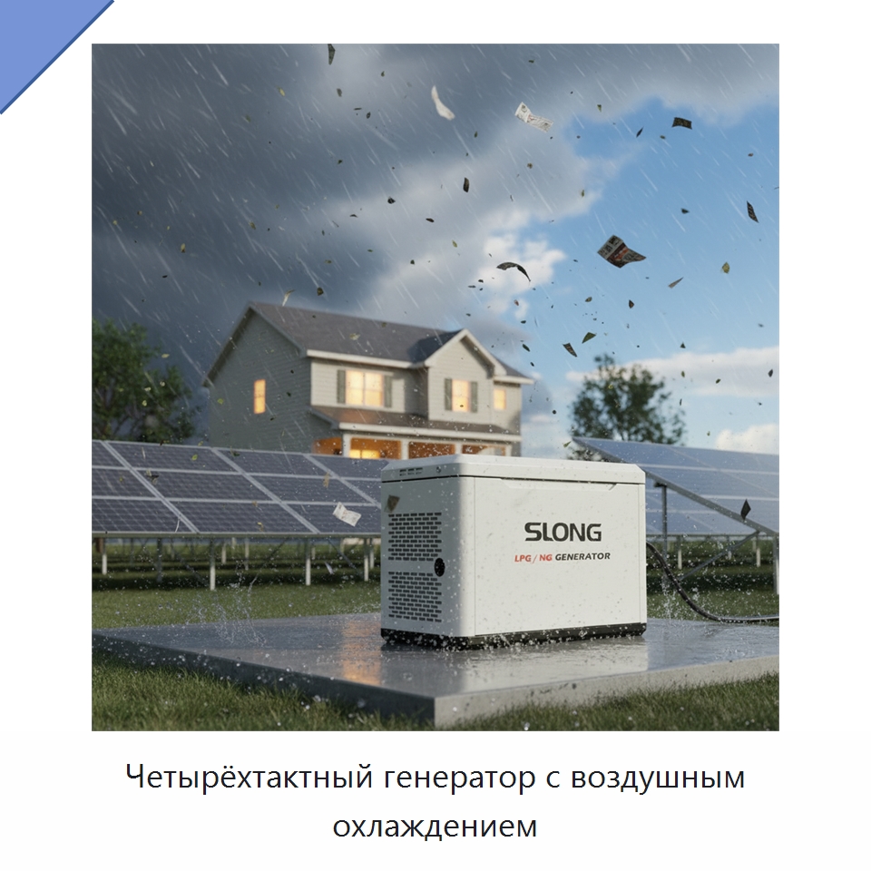 Четырёхтактный генератор с воздушным охлаждением — Газотурбинные генераторы