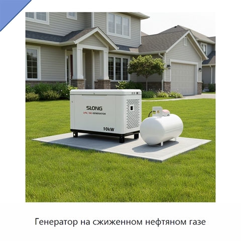 Генератор на сжиженном нефтяном газе