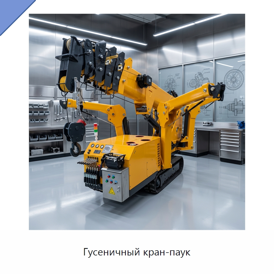 Гусеничный кран-паук — Краны
