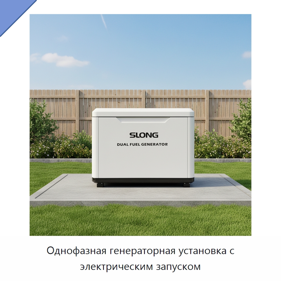 Однофазная генераторная установка с электрическим запуском — Газотурбинные генераторы