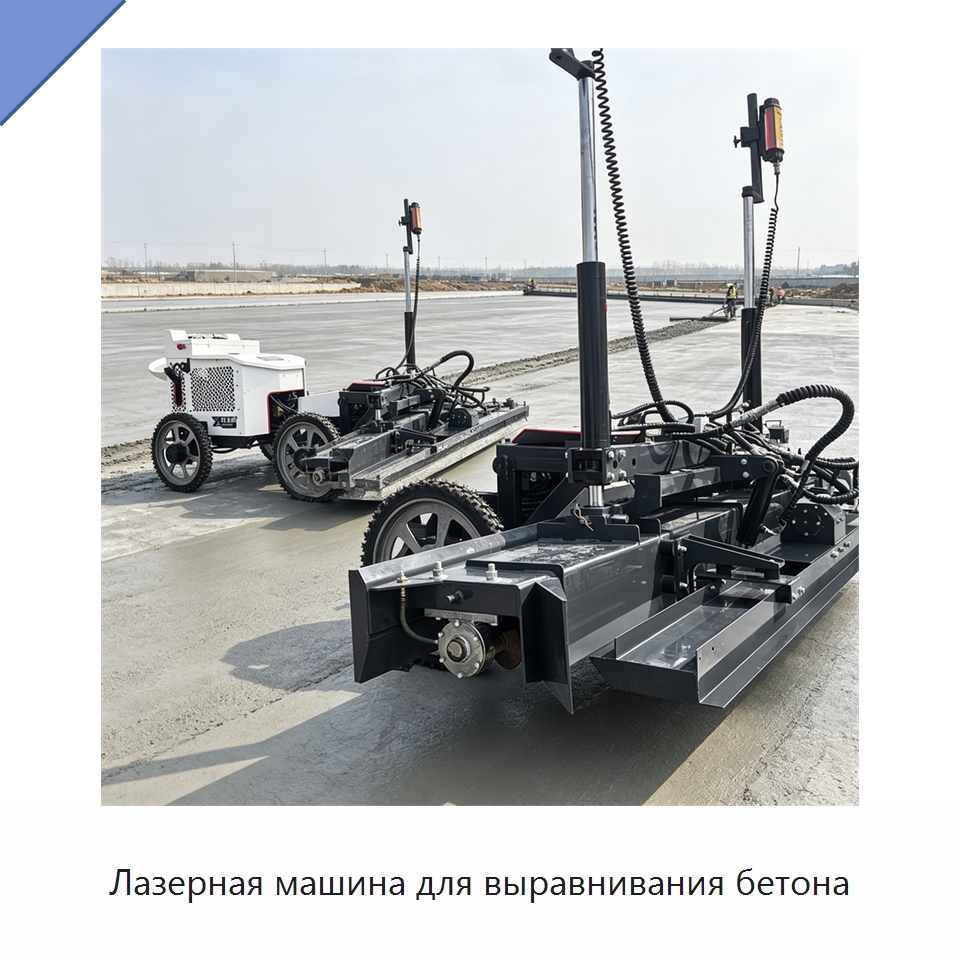 Лазерная машина для выравнивания бетона — Специальная строительная техника