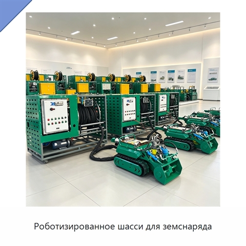 Роботизированное шасси для земснаряда