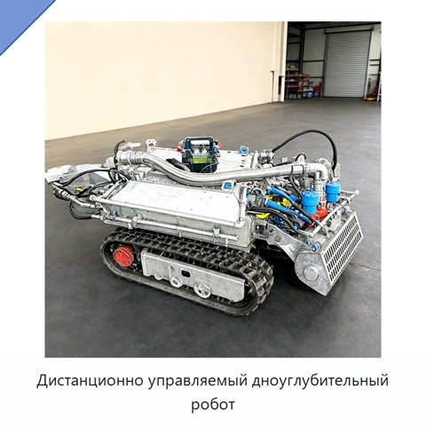 Дистанционно управляемый дноуглубительный робот