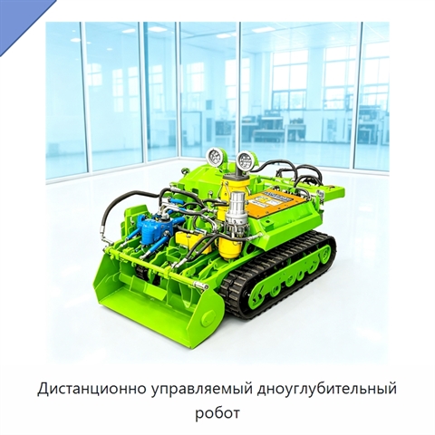 Дистанционно управляемый дноуглубительный робот