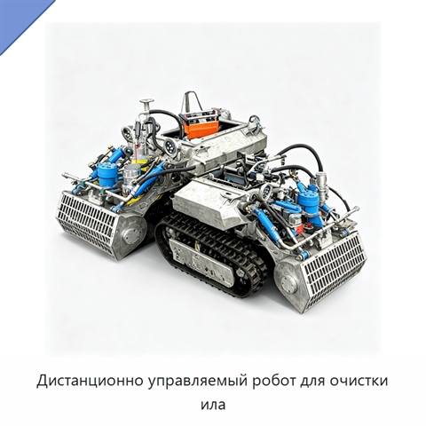 Дистанционно управляемый робот для очистки ила