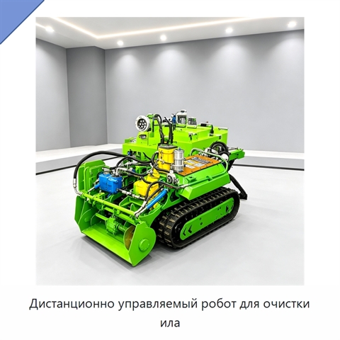 Дистанционно управляемый робот для очистки ила