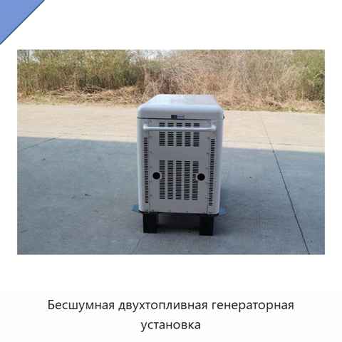 Бесшумная двухтопливная генераторная установка