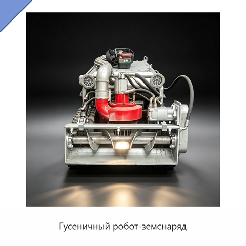 Гусеничный робот-земснаряд