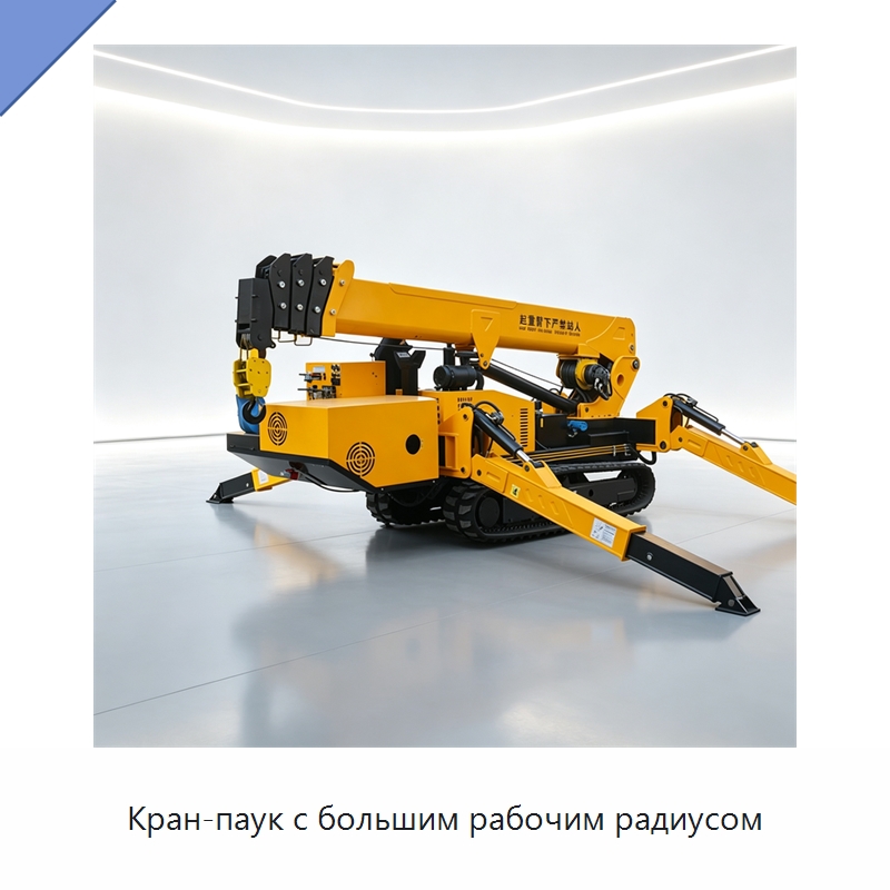 Кран-паук с большим рабочим радиусом — Краны