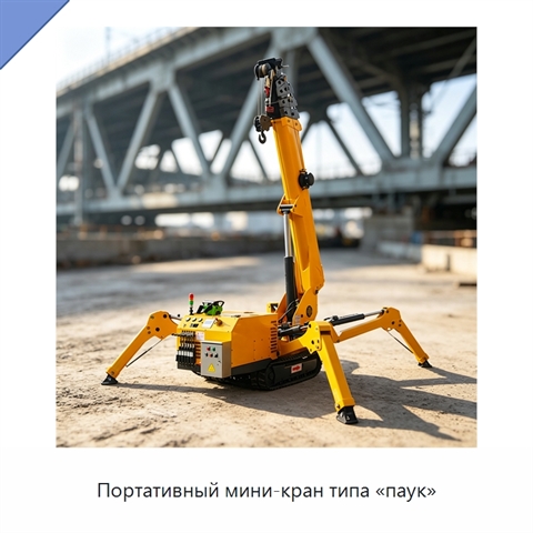 Портативный мини-кран типа «паук»
