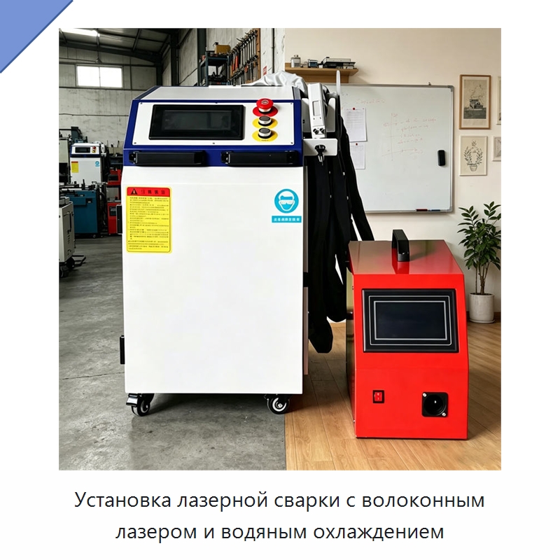 Установка лазерной сварки с волоконным лазером и водяным охлаждением — Установки лазерной сварки